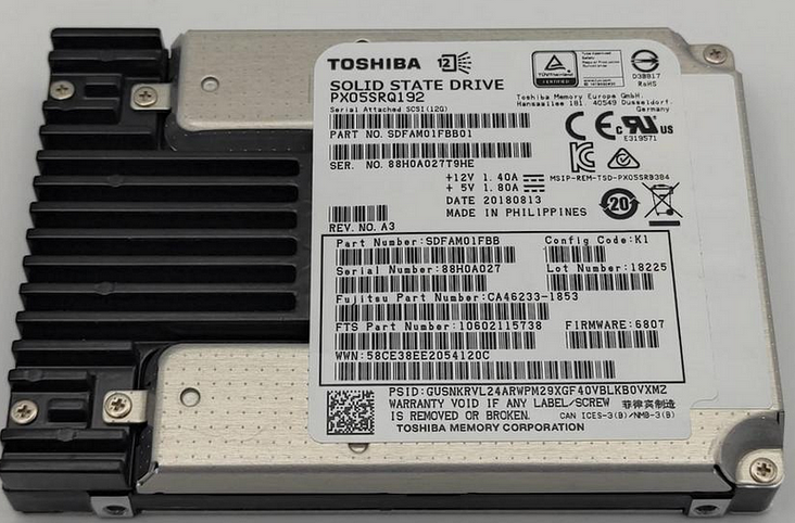 Flashing Fujitsu’s PX05SRB series “time-bombed” firmware SAS SSD